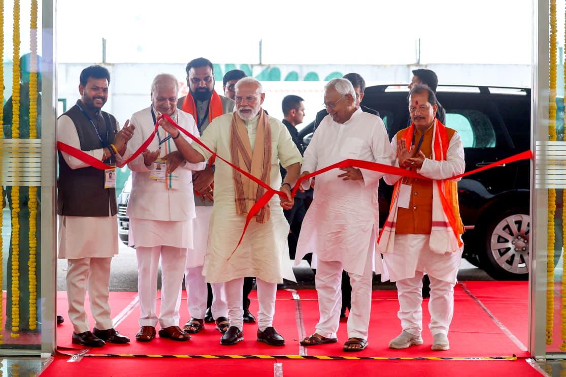 Purnea Airport interim terminal public opening